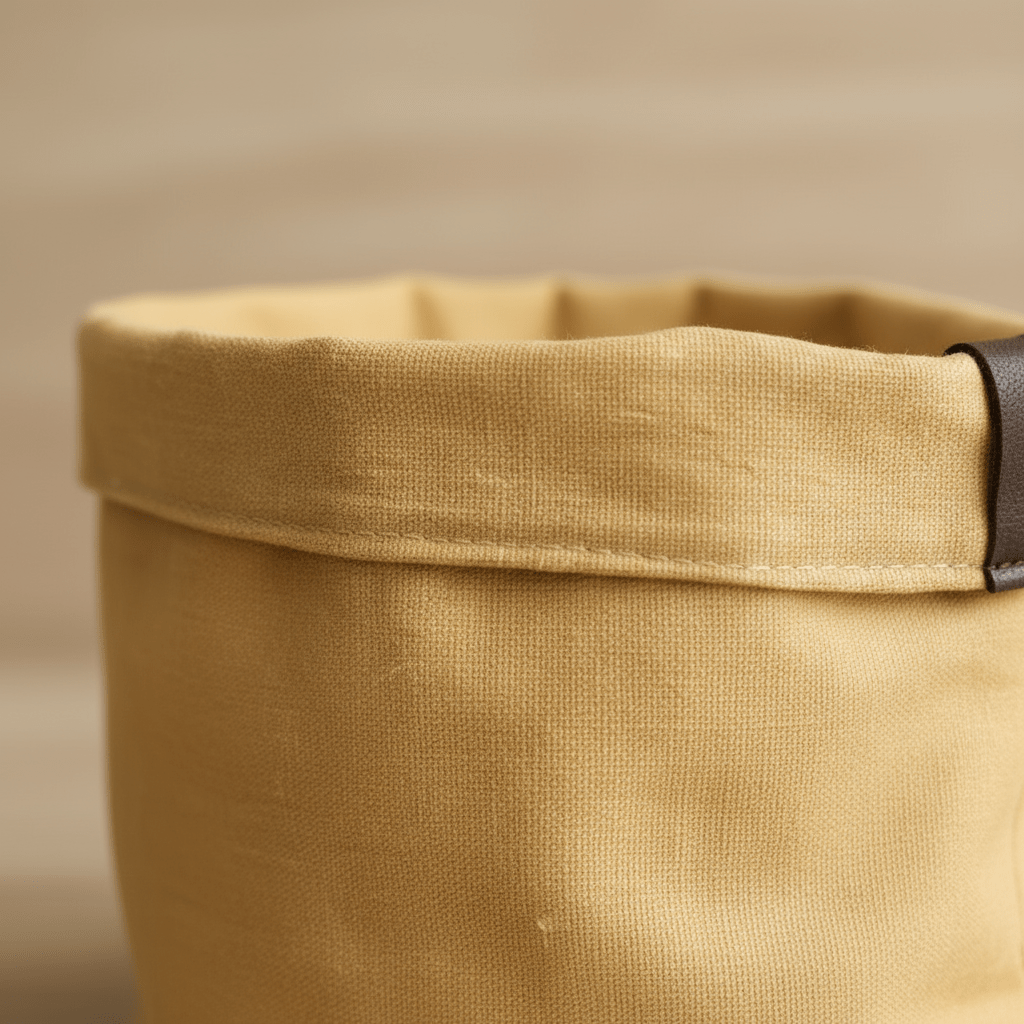 Cache - pot textile Ocre Moutarde - Verdeia