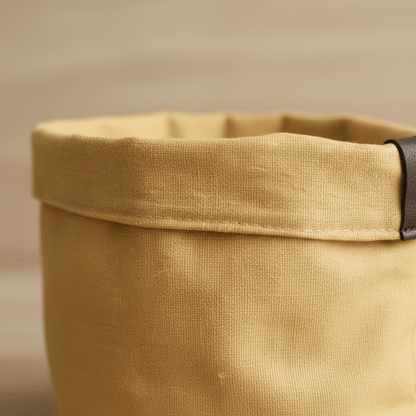 Cache - pot textile Ocre Moutarde - Verdeia