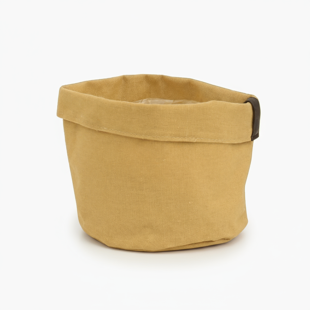 Cache - pot textile Ocre Moutarde - Verdeia