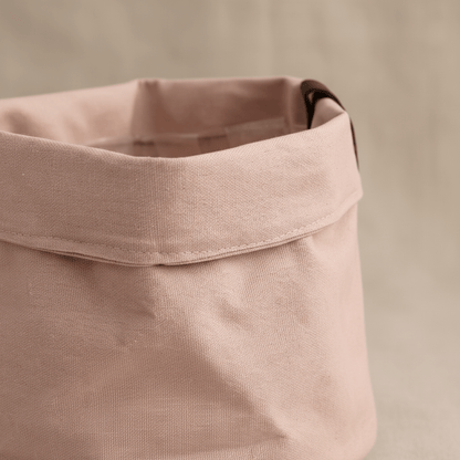 Cache - pot textile Vieux Rose - Verdeia