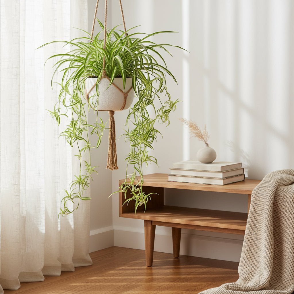 Chlorophytum comosum ‘Variegatum’ — Plante araignée panachée - Verdeia