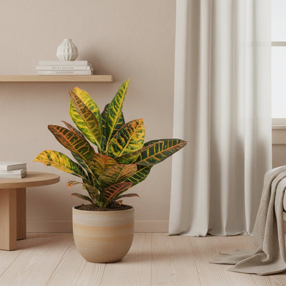 Codiaeum Petra – Croton coloré – Ø17cm – ↕45cm - Verdeia