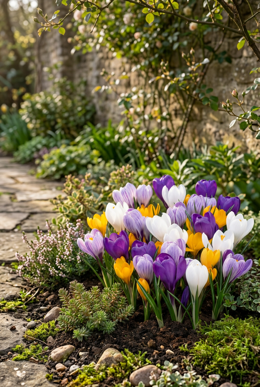 Crocus à grandes fleurs en mélange (Crocus vernus) — Bulbes calibre 7/8 - Verdeia - 5