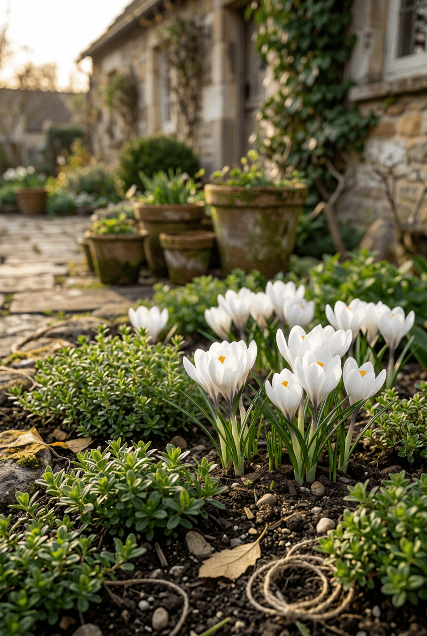 Crocus blanco de flores grandes (Crocus vernus) — Bulbos calibre 7/8 - Verdeia - 5