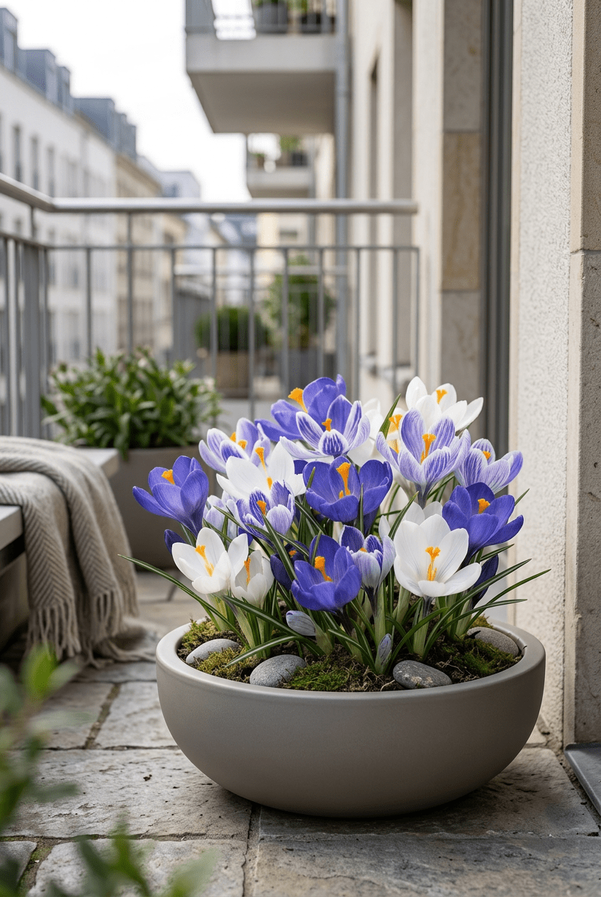 Mezcla de crocus azules y blancos (Crocus vernus) — Bulbos calibre 7/8 - Verdeia - 4