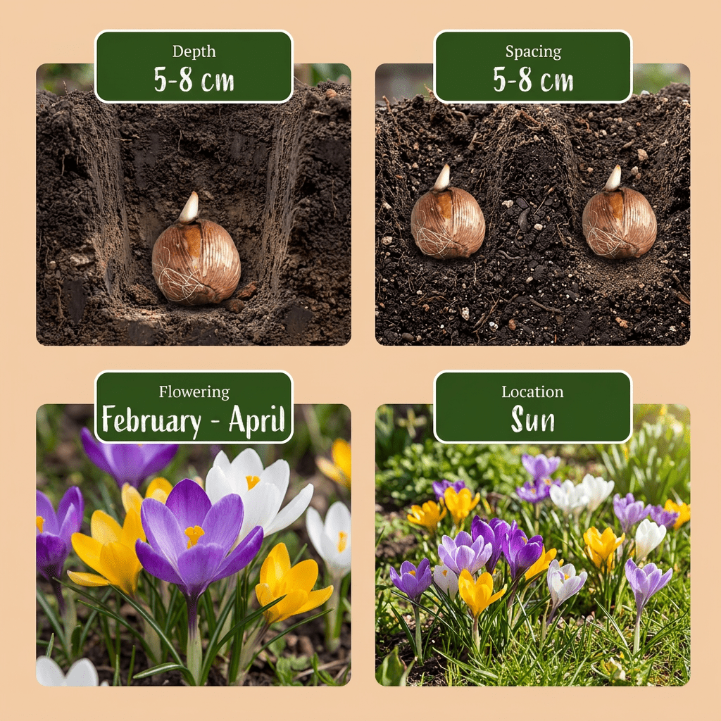 Mezcla de crocus botánicos (Crocus Species Mix) — Bulbos calibre 5/6 - Verdeia - 6