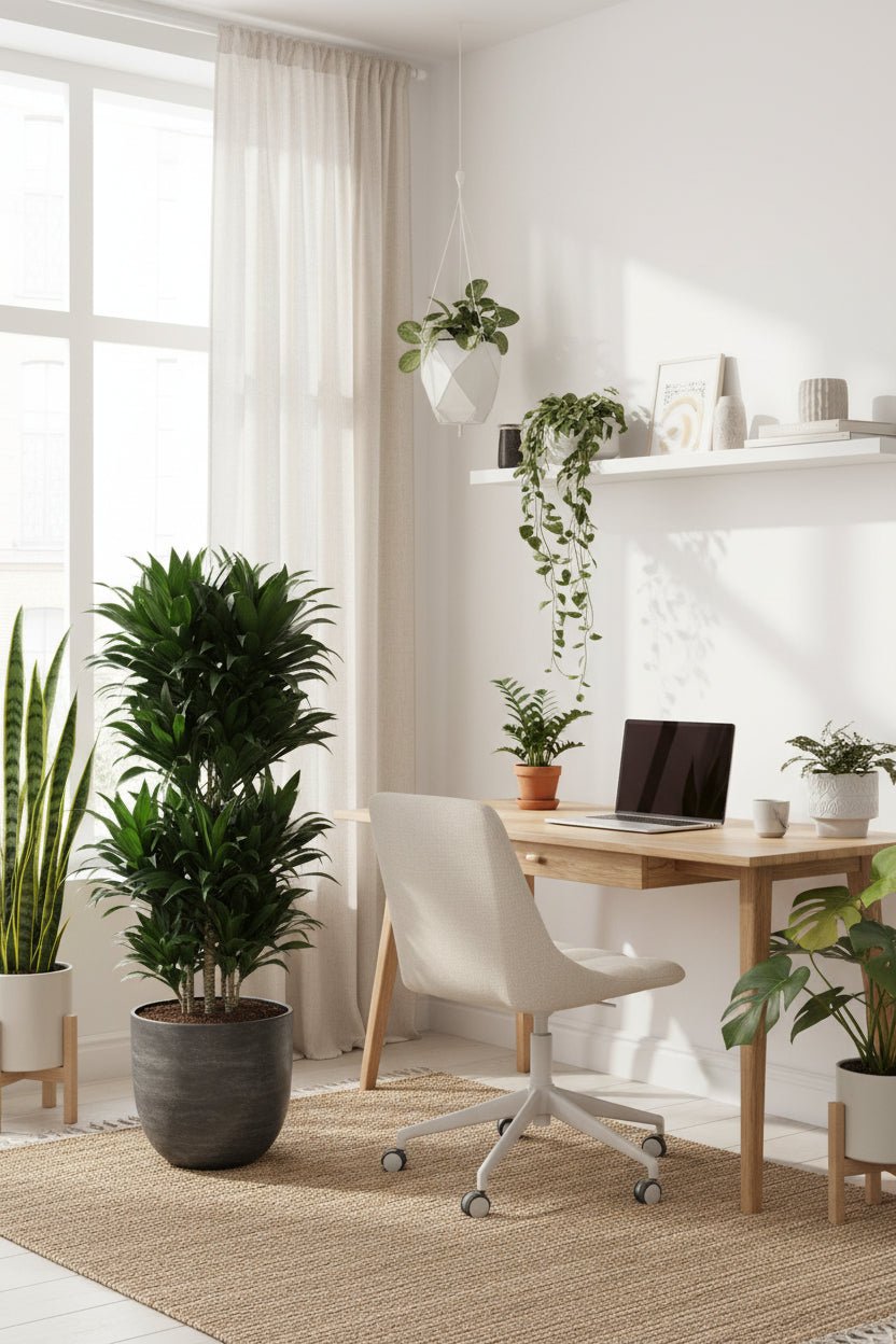 Dracaena Compacta ramificata (Dracena) — H100 cm | Vaso Ø27 cm - Verdeia - 4