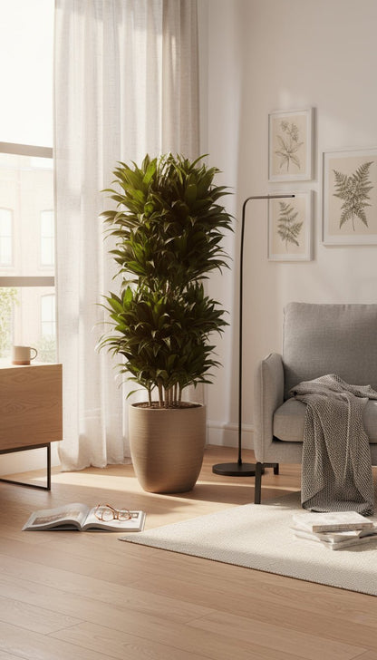 Dracaena Compacta ramifiée — Ø27 cm — H100 cm - Verdeia