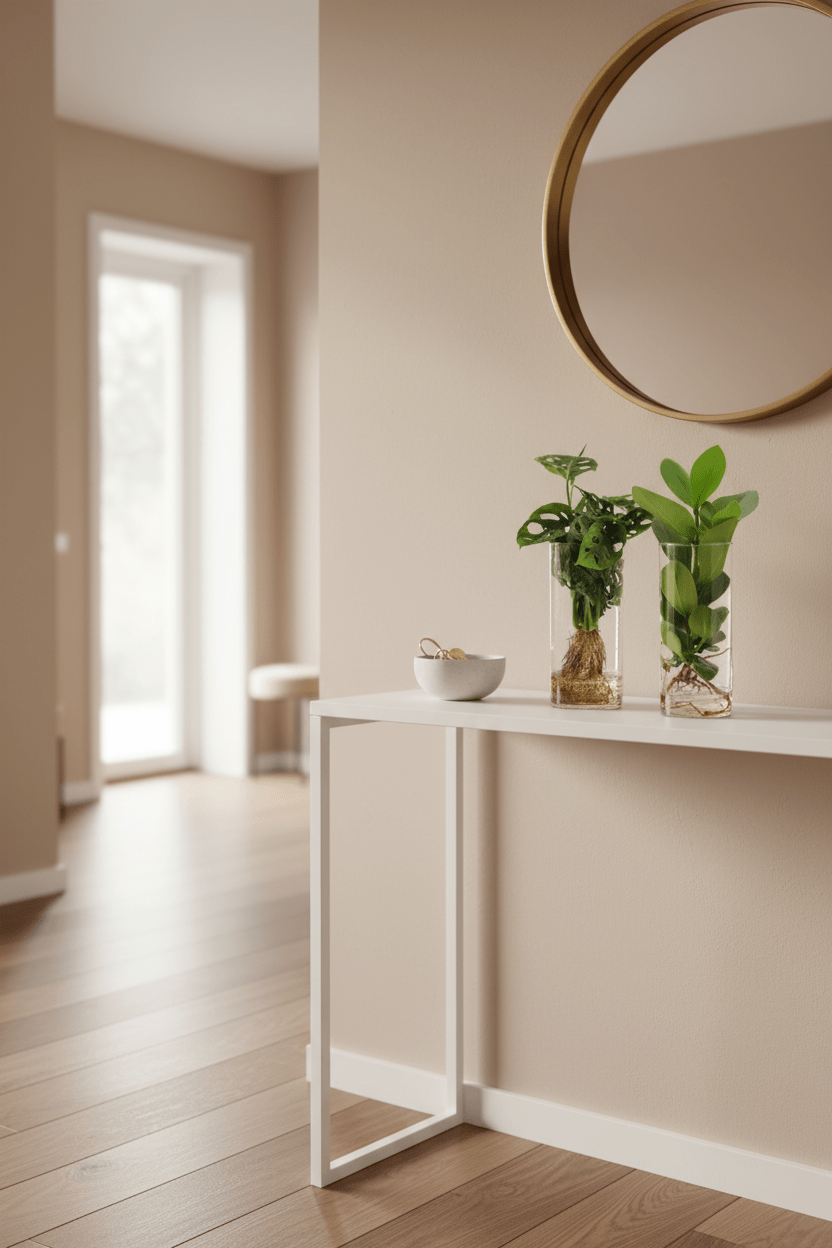 Duo Monstera Adansonii &amp; Clusia (Hydroponisch im Glas) - H25 - 40 cm | Vasen Ø12 cm - Verdeia - 5