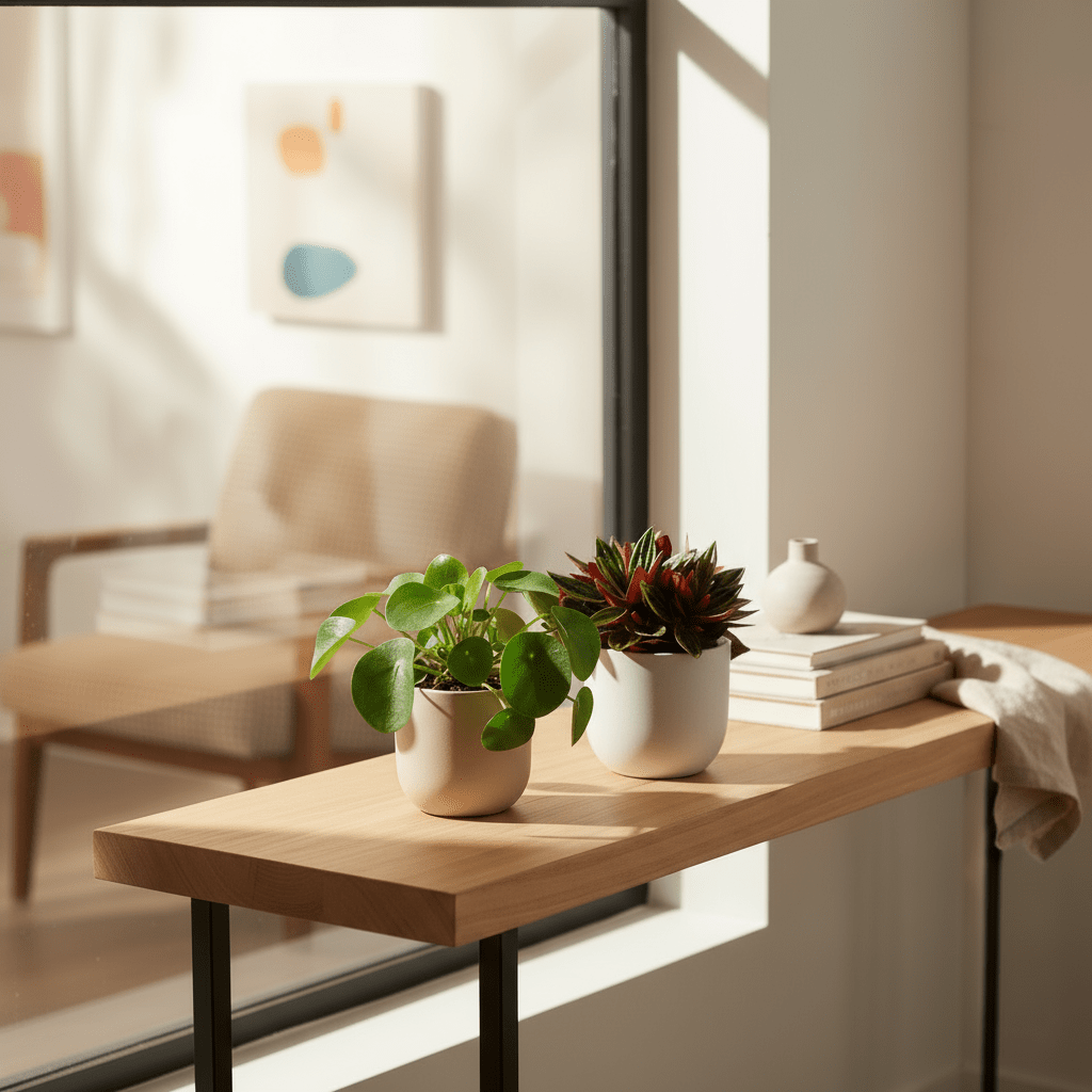 Duo Peperomia Rosso &amp;amp; Pilea Peperomioides - 10.5 x 15 cm - Verdeia