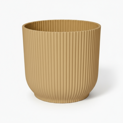 ELHO Vibes Fold 22cm - Cache - pot design recyclé Jaune - Verdeia