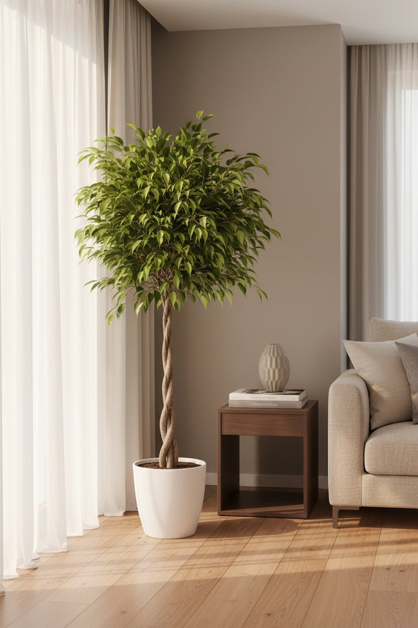 Ficus Benjamina Exótica (Ficus llorón) — H120 cm | Maceta Ø27 cm - Verdeia - 5