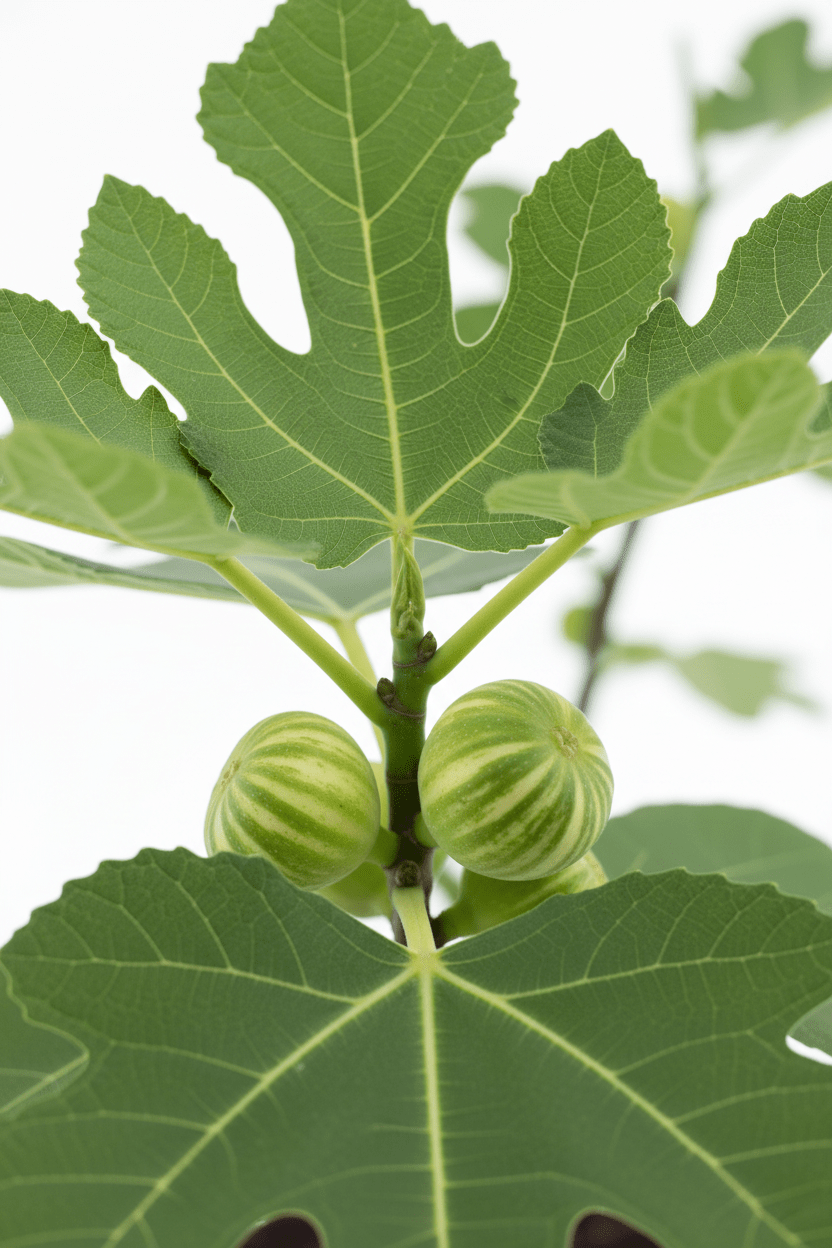 Ficus carica Panaché (Figuier panaché) - H40 cm | Pot Ø15 cm - Verdeia - 2