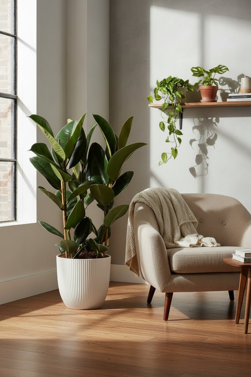 Ficus Elastica Robusta – Planta de cautxú - Verdeia - 4