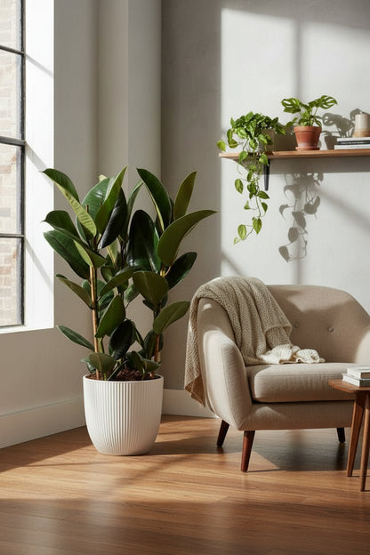 Ficus Elastica Robusta – Planta de cautxú - Verdeia - 4