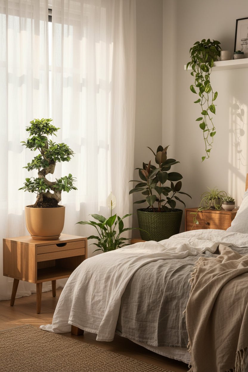Ficus ginseng (Bonsái de interior) — H70 cm | Maceta Ø27 cm - Verdeia - 5