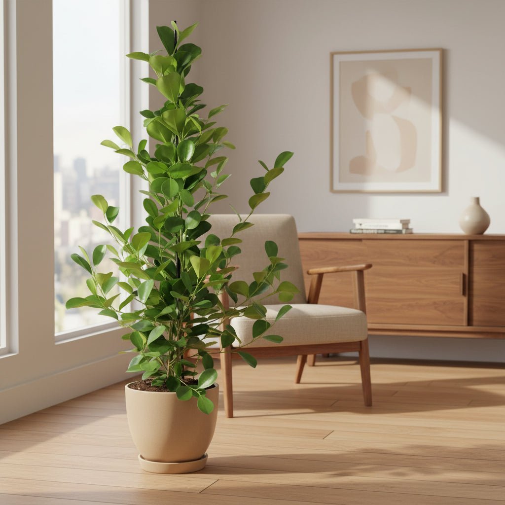 Ficus Microcarpa Moclame – Ø21 cm – H95 cm - Verdeia - 4