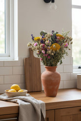 Grand bouquet champêtre séché Tons multicolores - H60 cm - Verdeia - 4