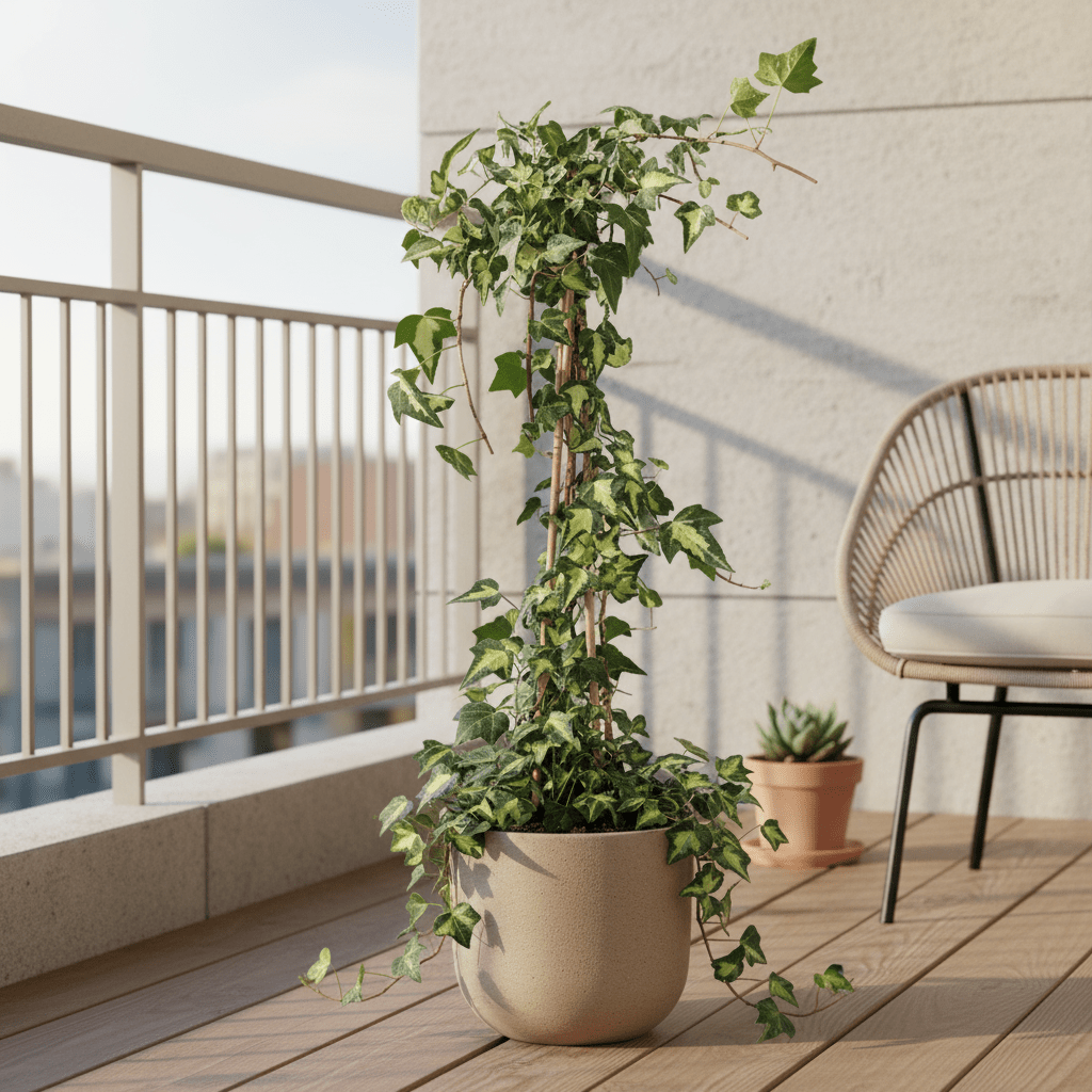 Hedera colchica ‘Dentata Variegata’ – Lierre panaché – D15cm x H65cm - Verdeia