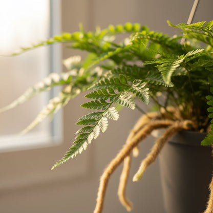 Humata tyermannii – Fougère “Pied d’Ours” – Ø17cm – ↕20cm - Verdeia