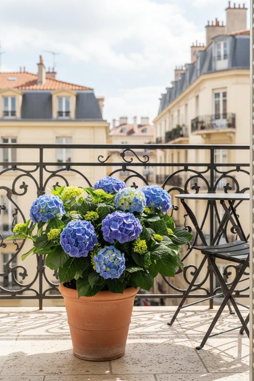 Hydrangea Early Blue (Hortensia bleu) - H45 cm | Pot Ø23 cm - Verdeia - 5