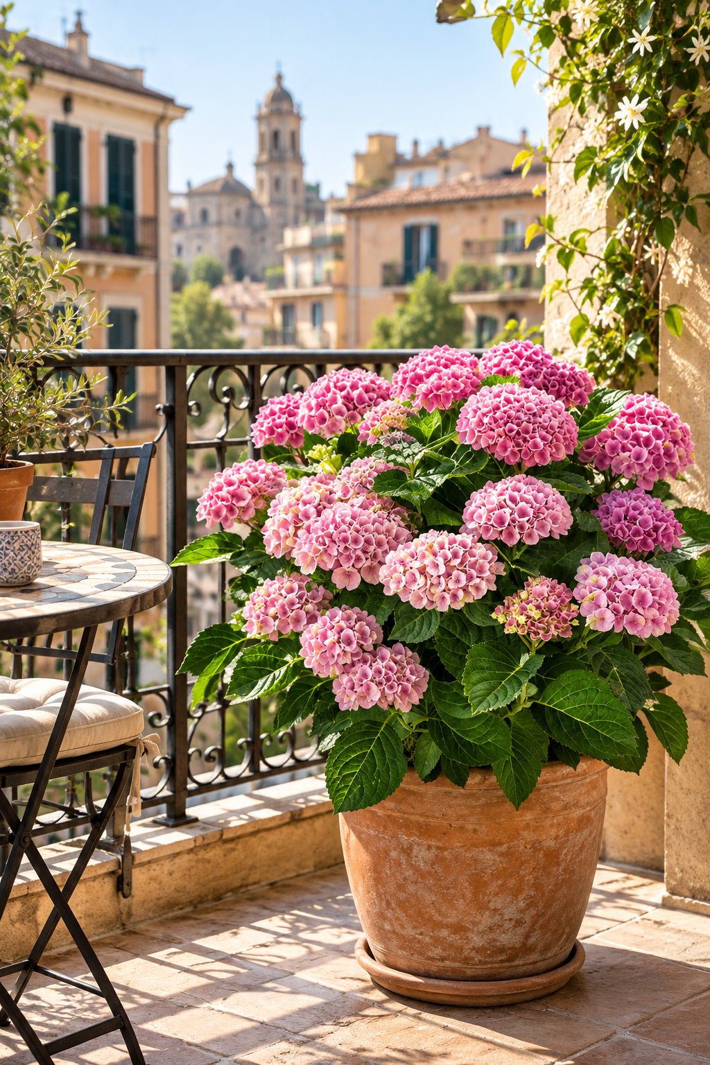 Hydrangea macrophylla Magical® Revolution Pink (Hortensia à fleurs changeantes) — H55 cm | Pot Ø23 cm - Verdeia - 3