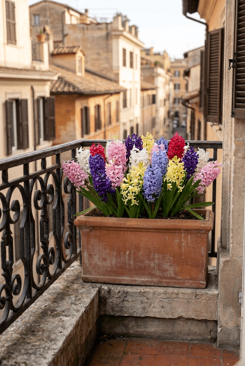 Jacinthe de jardin en mélange (Hyacinthus orientalis) — Bulbes calibre 14/15 - Verdeia - 3