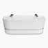 Jardinière de balcon blanche Elho Greenville Easy Balcony – Ø25 cm - Verdeia
