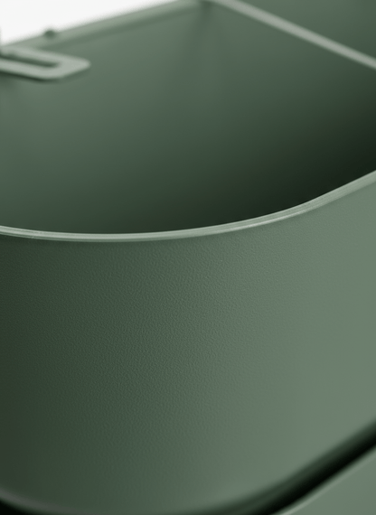 Jardinière de balcon verte Elho Greenville Easy Balcony – Ø25 cm - Verdeia