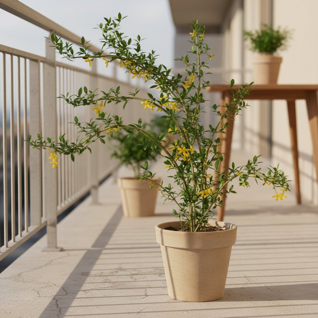 Jasminum nudiflorum – Jasmin d’hiver – D15cm x H65cm - Verdeia