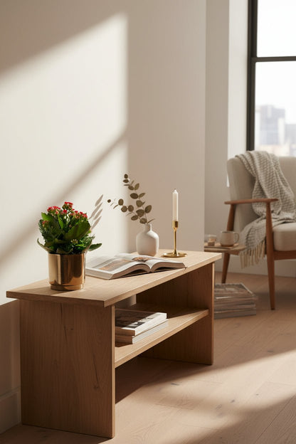 Kalanchoe rojo — Ø12 x H27 cm — Listo para colocar — Cerámica bronce dorado - Verdeia - 4