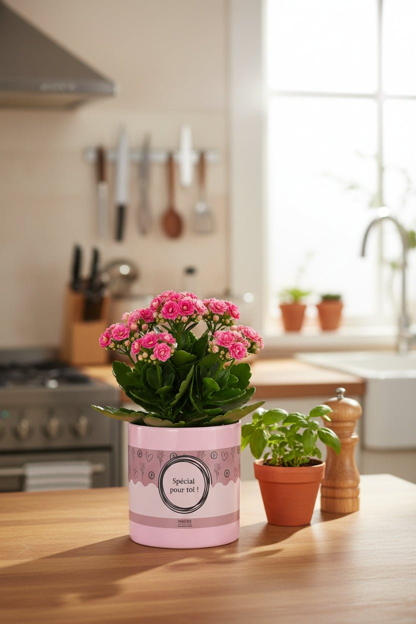 Kalanchoé rose &