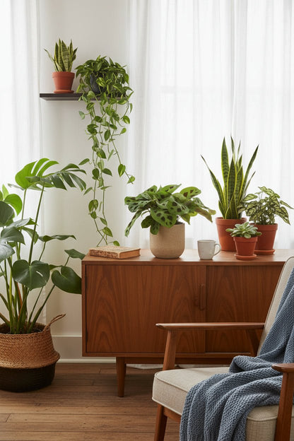 Maranta Leuconeura Kerchoveana — Planta de la oración — Ø12 cm — H30 cm - Verdeia - 5