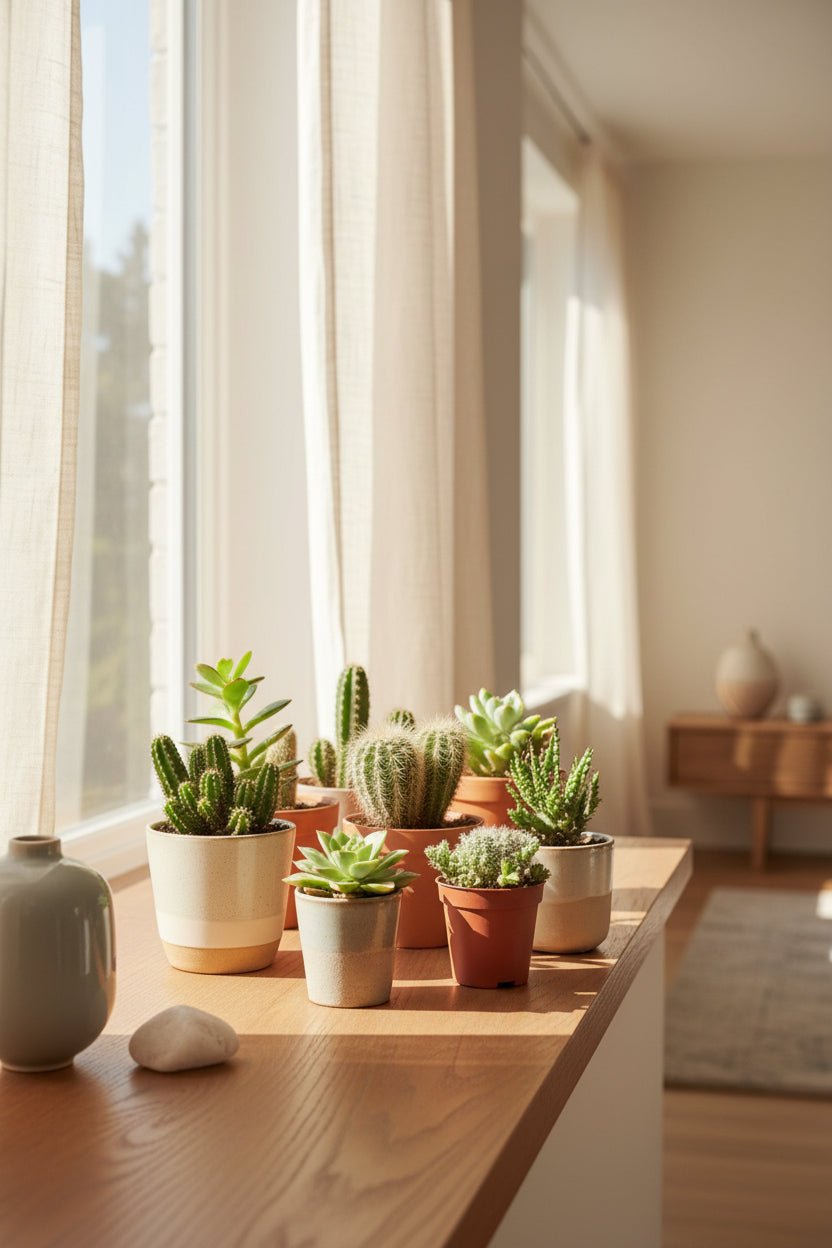 Mix cactus et succulentes — H5-10 cm | Pot Ø5,5 cm - Verdeia - 5