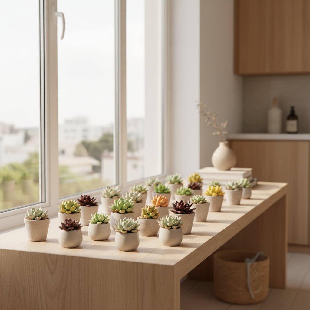 Mix de 20 Succulentes - 5,5 x 10 cm - Verdeia