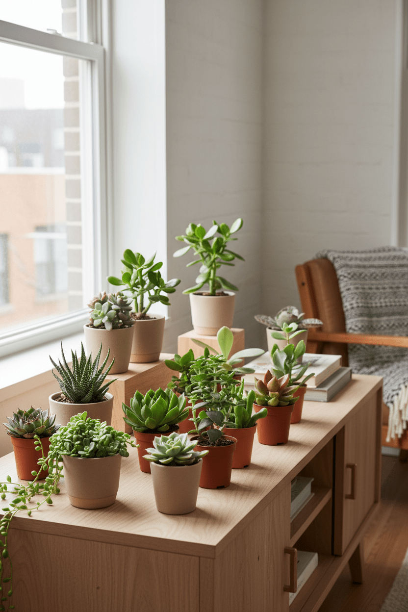 Mix of 20 Succulents — Succulent plants — Ø5.5 cm — H7 cm - Verdeia - 3