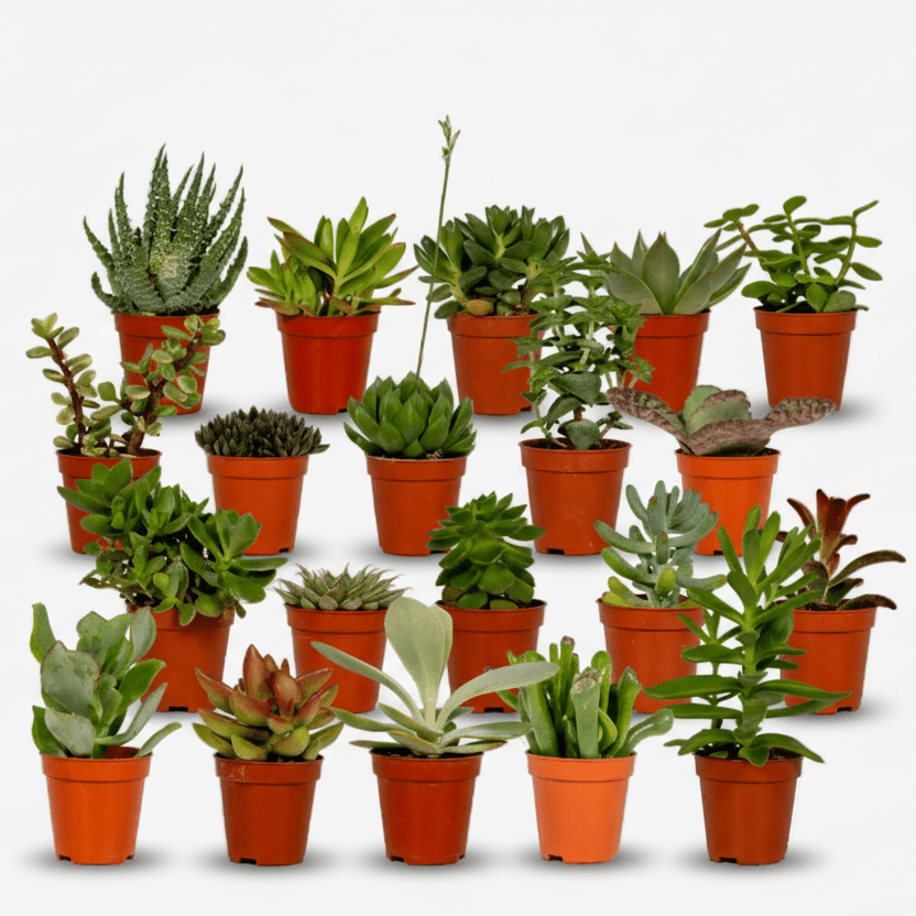 Mix of 20 Succulents — Succulent plants — Ø5.5 cm — H7 cm - Verdeia - 1