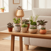 Mezcla de suculentas / Plantas crasas surtidas – Lote de 9 – D8,5 x A10 cm - Verdeia - 3