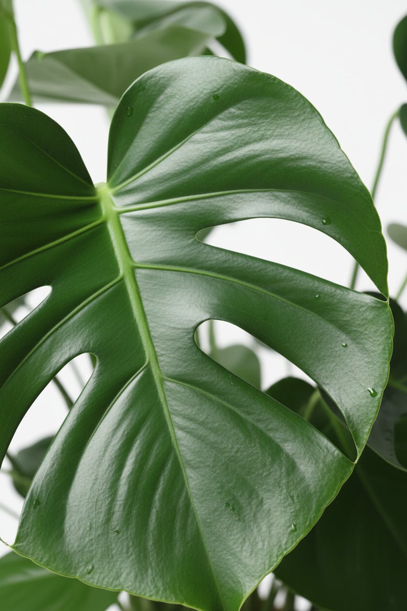 Monstera deliciosa — Ø21 x H60 cm — Lista para colocar — Cesta natural - Verdeia - 2