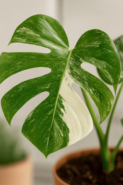 Monstera Deliciosa Variegata - D15 x H45 cm - Verdeia