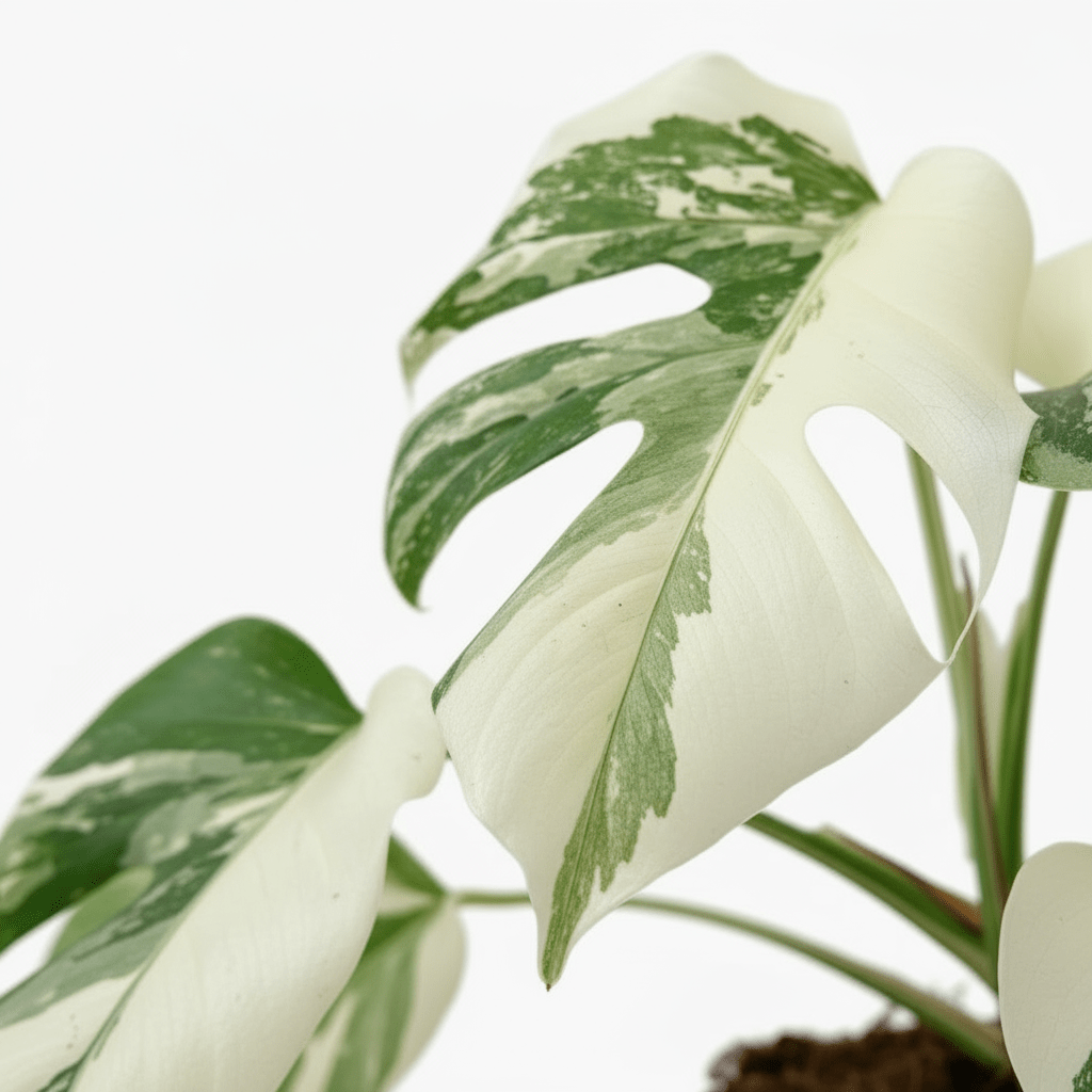 Monstera deliciosa variegata ‘Super White’ — Ø15 cm — H35–40 cm - Verdeia