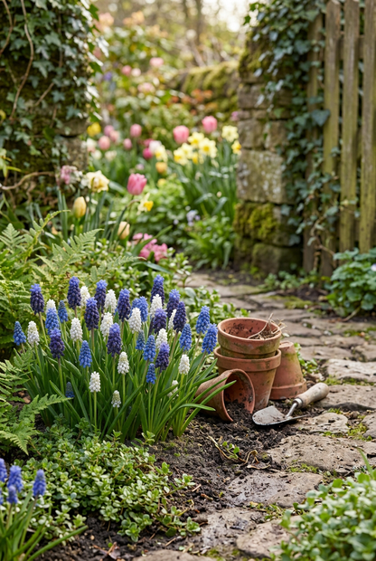 Muscari Magic Mix (Mezcla de muscaris azules y blancos) — Bulbos calibre 7/8 - Verdeia - 5