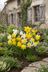 Narcissus (Narcisses botaniques jaunes et blancs en mélange) — Bulbes calibre 10/12 - Verdeia - 5