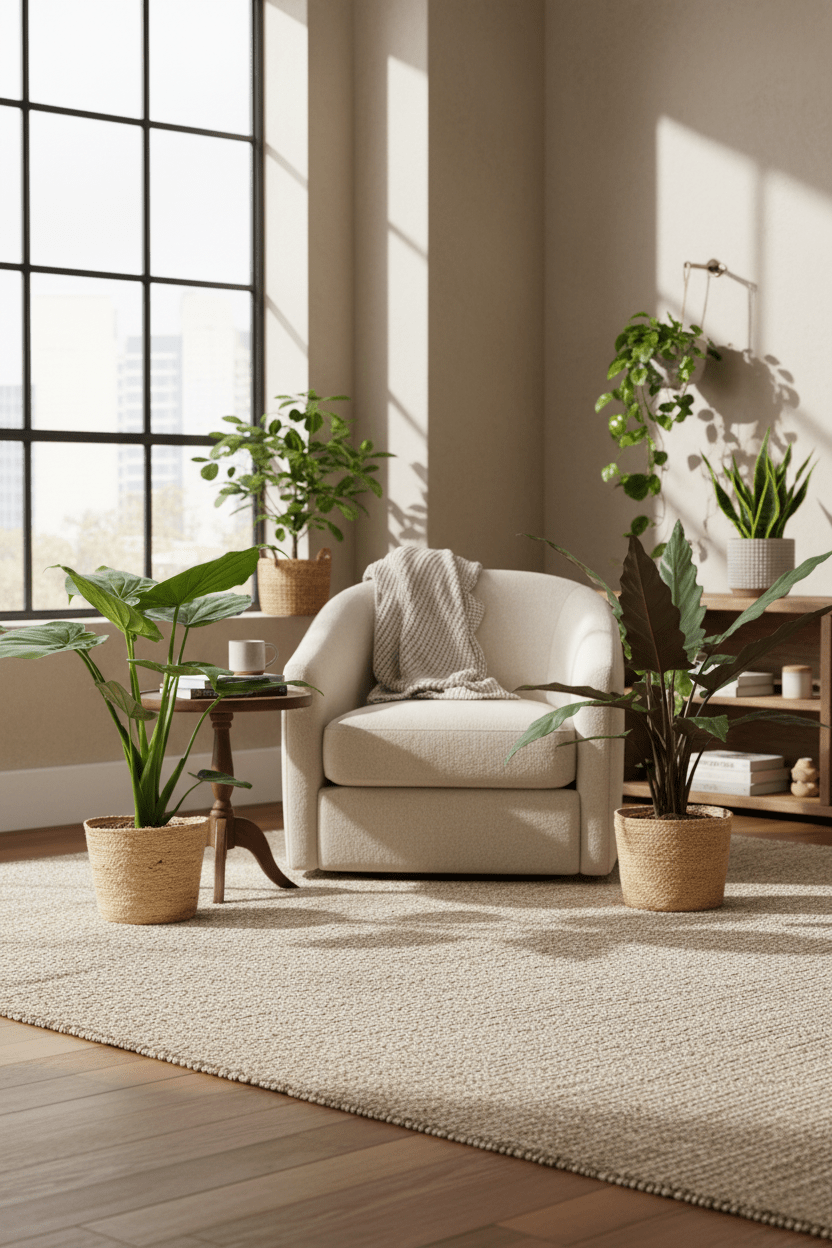 Pack Alocasia Cucullata + Lauterbachiana — Elefantenohren — 2 Pflanzen + 2 Körbe Selin - Verdeia - 3