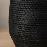 Cesta Jorck Negra — Maceta de fibras naturales Ø26 cm - Verdeia - 2