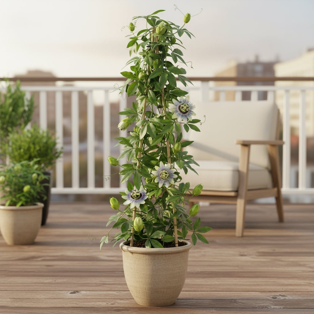 Passiflora caerulea – Fleur de la Passion bleue – D15cm x H65cm - Verdeia
