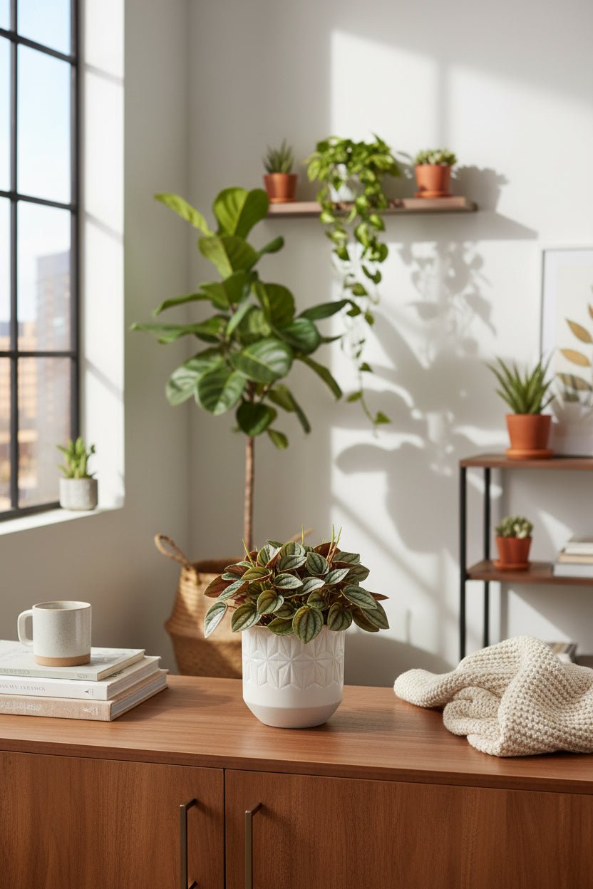 Peperomia Napoli Nights — Ø11 cm — H15 cm - Verdeia - 5