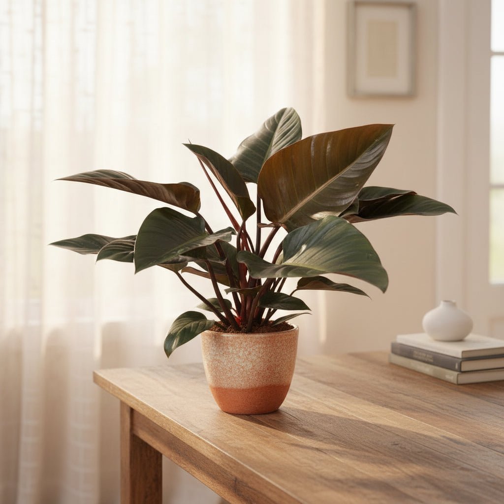 Philodendron Congo Red – Ø27 cm – H80 cm - Verdeia - 4