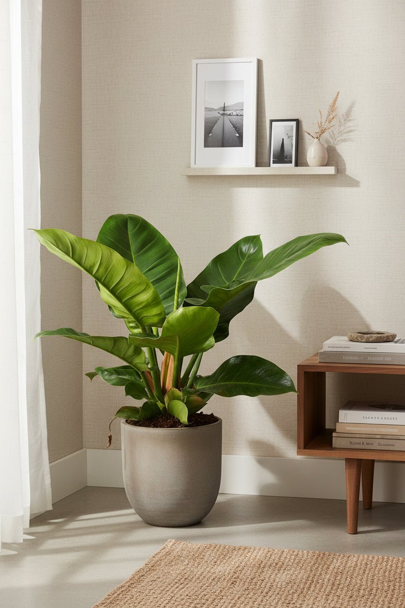 philodendron imperial verde Philodendron Imperial Green Ø19 cm — Glanzende groene plant