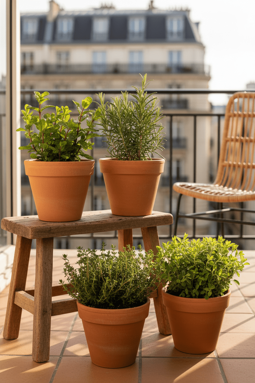 Plantes Aromàtiques (Lot de 4) H18 cm | Test Ø14 cm - Verdeia - 4